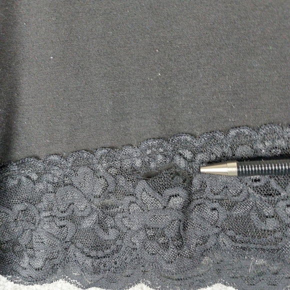 CATO WOMENS Y2K BLACK WITCHY WHIMSIGOTH FAIRY GRUNGE LACE TRIM CAMI SIZE M - Picture 13 of 14